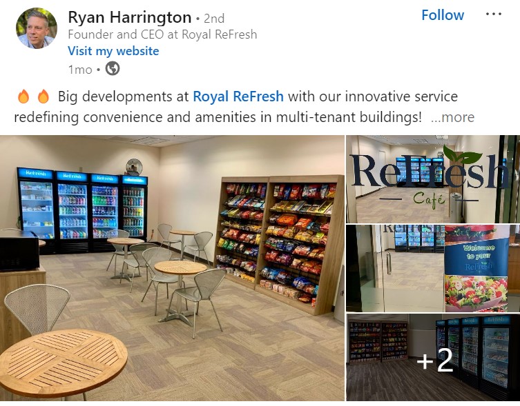 Royal ReFresh Ryan Harrington Post